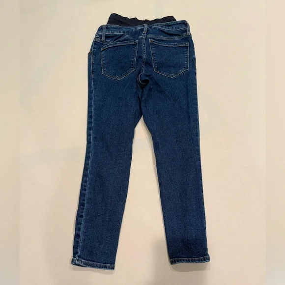 Old Navy Dark Blue Skinny Maternity Jeans - Picture 2 of 2
